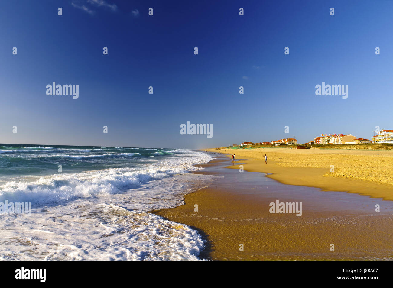 mimizan beach 3 Stock Photo - Alamy