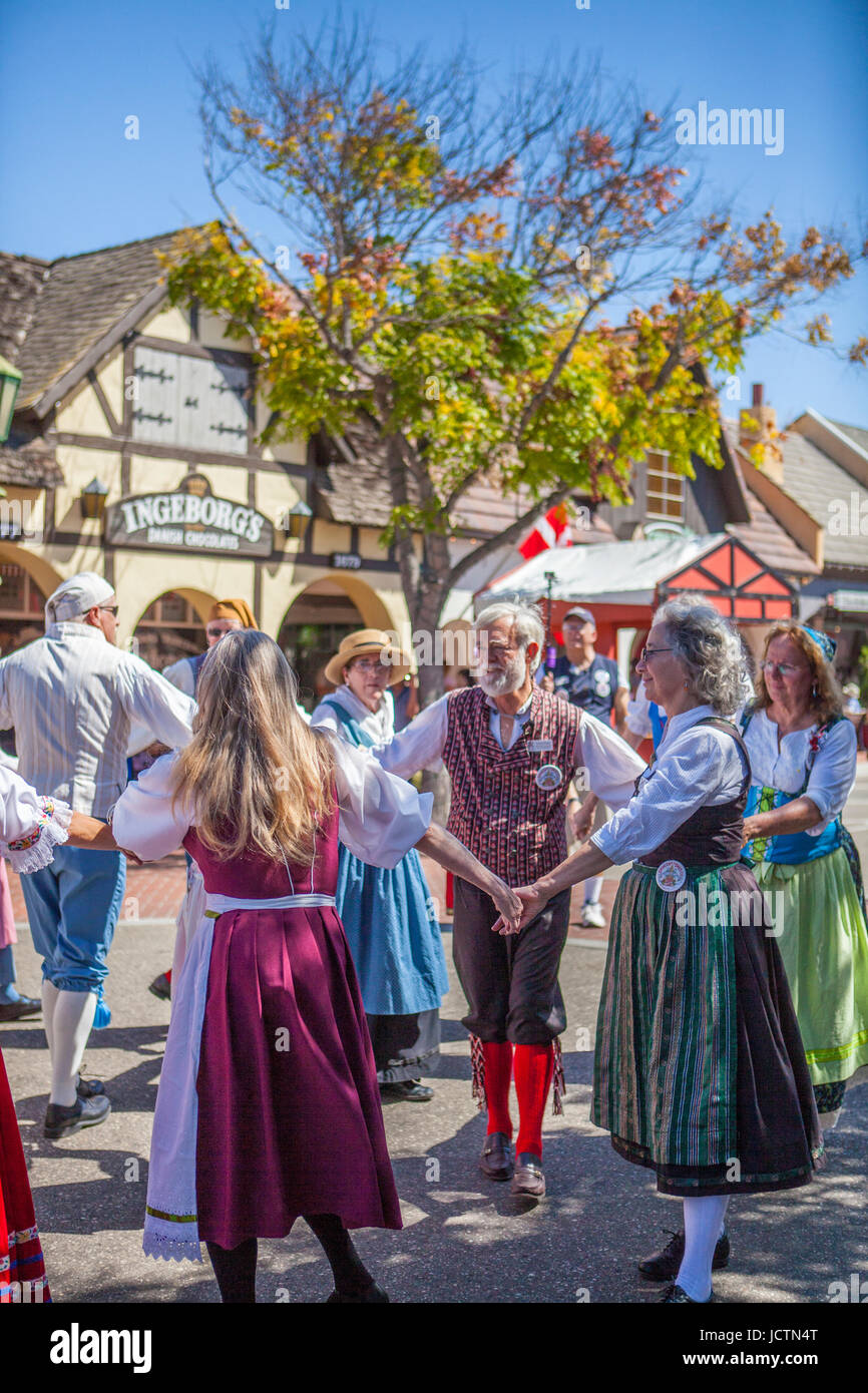 dancers, Solvang Danish Days, Solvang, California Stock Photo Alamy