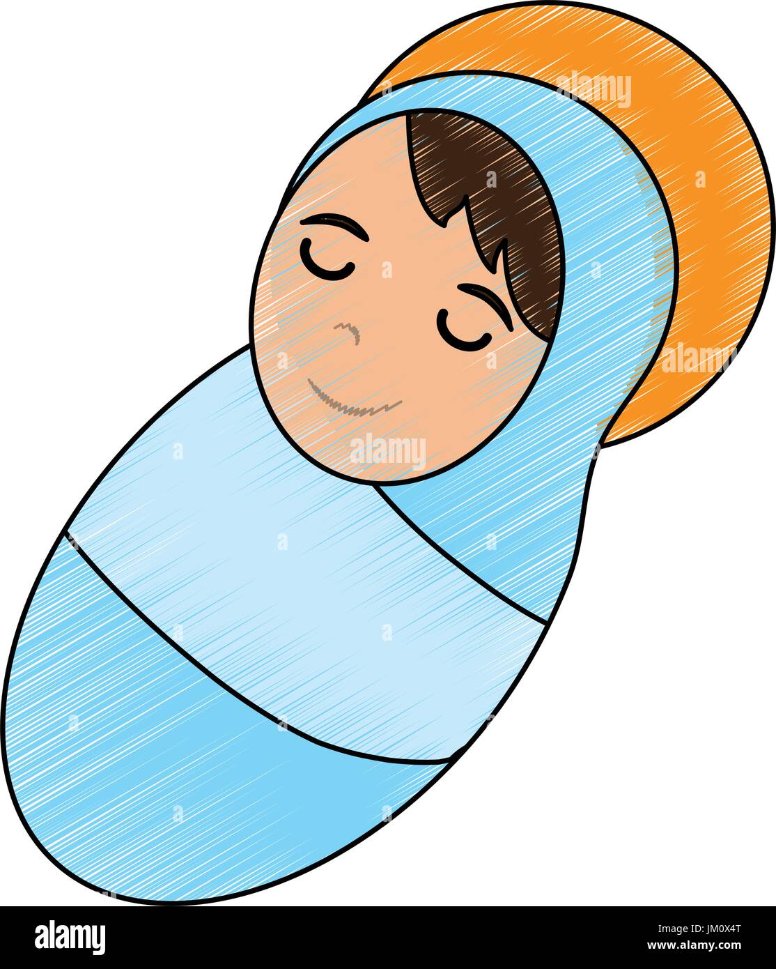cute baby jesus cartoon Stock Vector Image & Art - Alamy