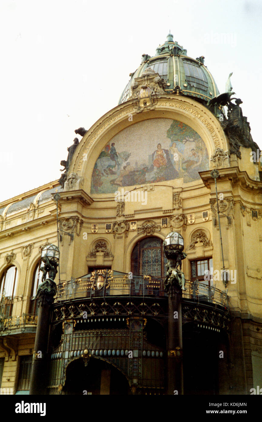 Prague Concert Hall. Smetana Stock Photo - Alamy