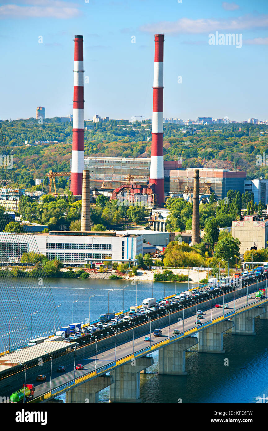 Kiev industrial city, Ukraine Stock Photo Alamy