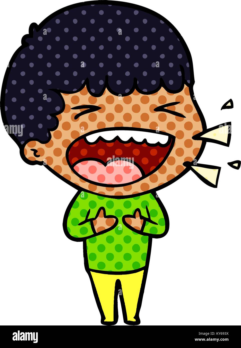 cartoon laughing man Stock Vector Image & Art - Alamy