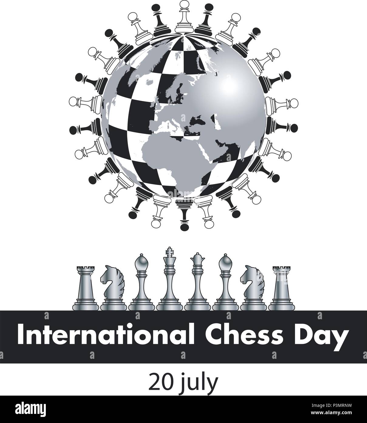 The International chess day is celebrated annually on July 20, Chess