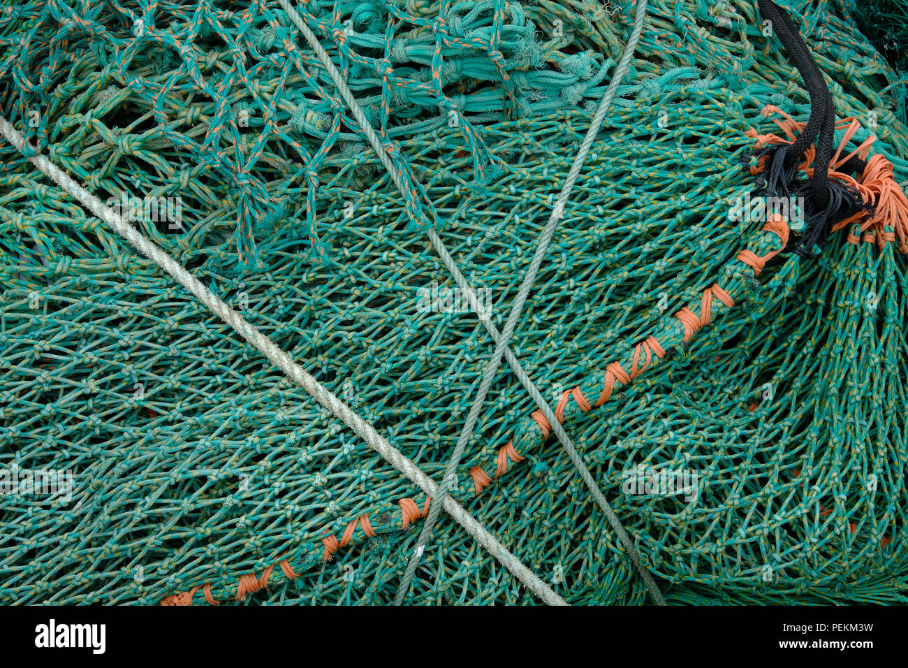 commercial fishing nets Stock Photo Alamy