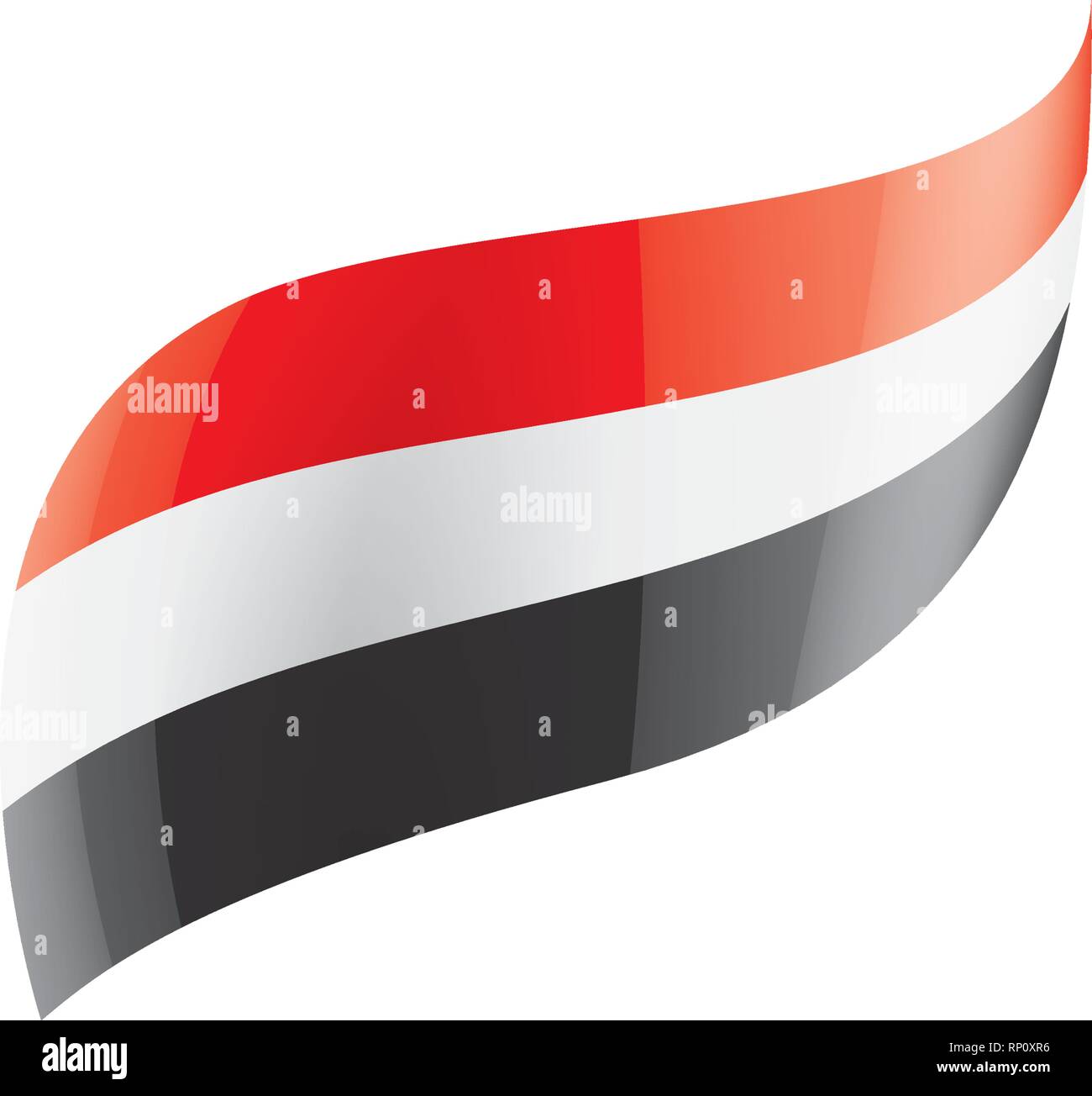 Yemeni Flag Vector Illustration On A White Background Stock Vector Image And Art Alamy 