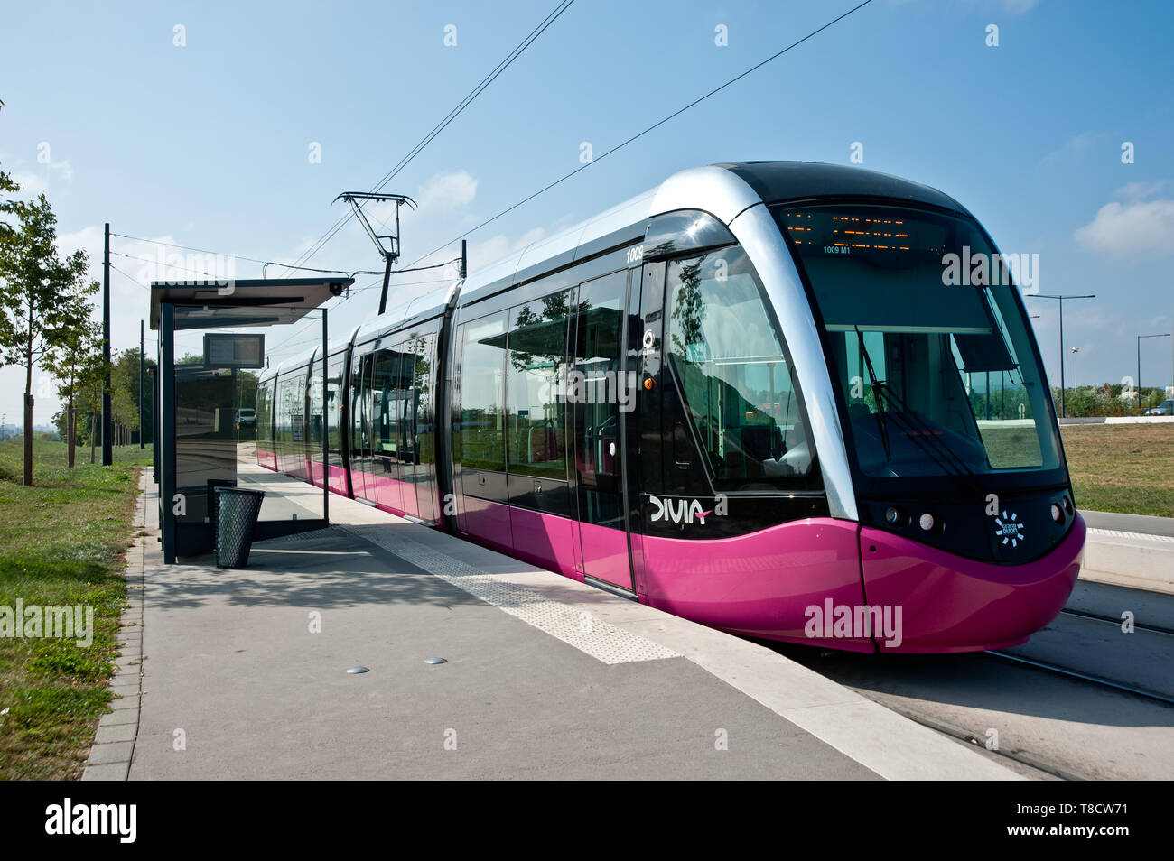 Dijon, Tramway, Valmy Stock Photo - Alamy