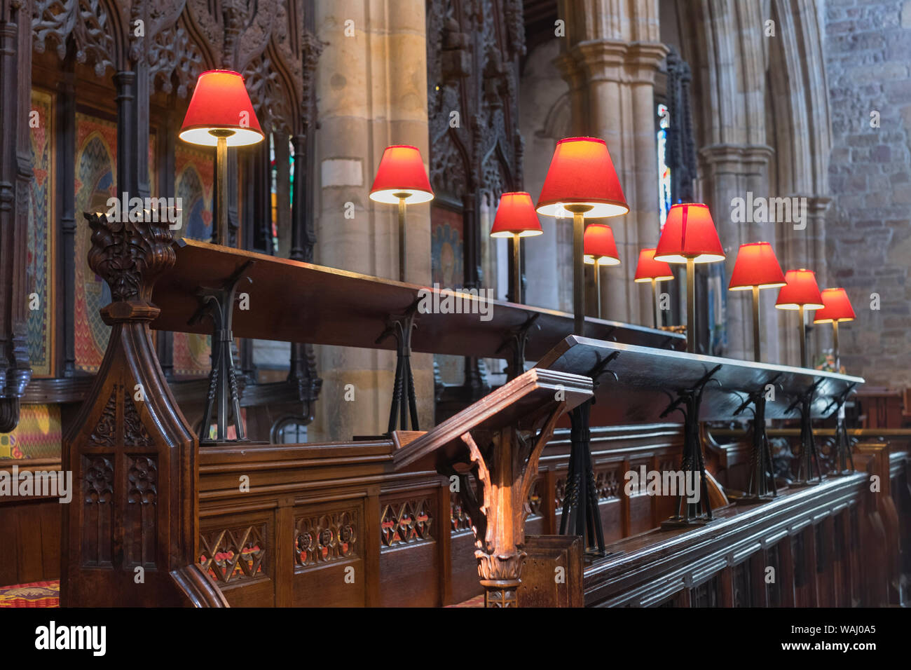 Lancaster Priory Church. Lancaster Lancashire UK Stock Photo - Alamy